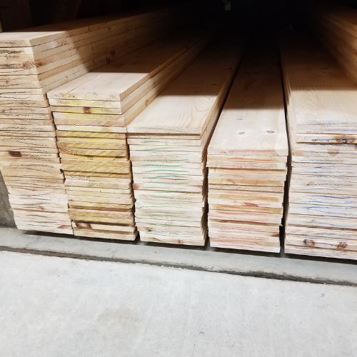 Lumber inside of Grant Lumber