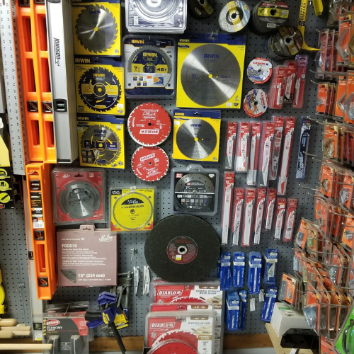 Hardware inside of Grant Lumber